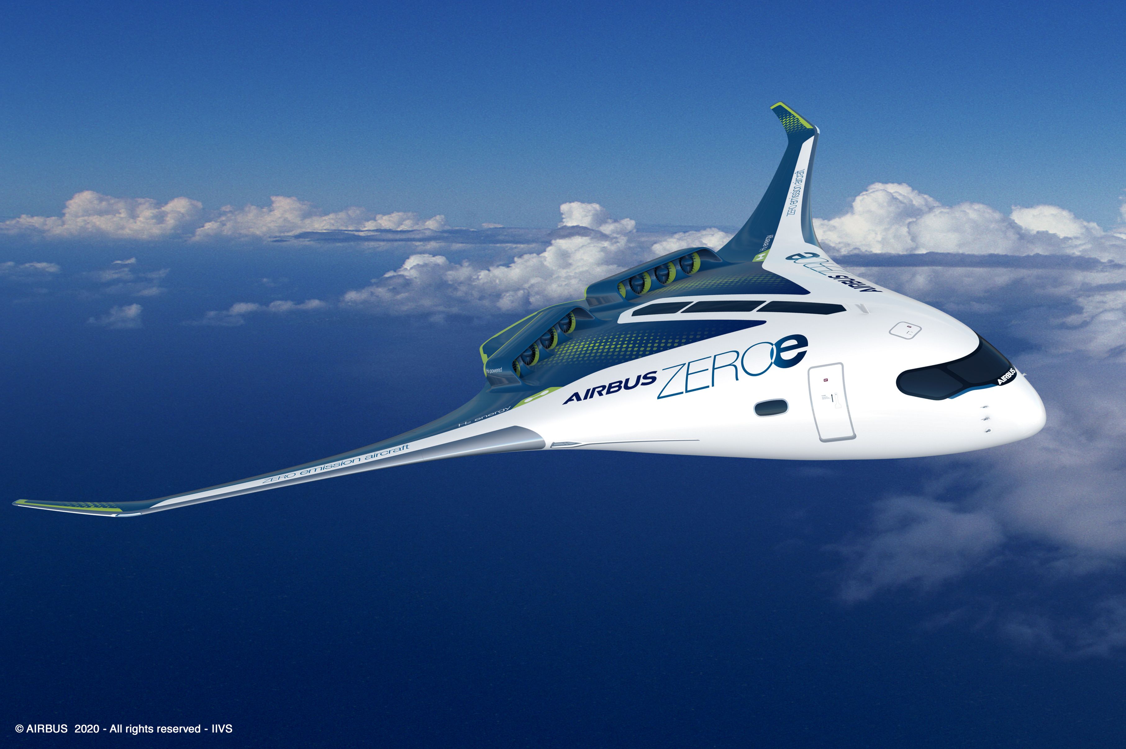 ADS Advance Airbus reveals new zeroemission concept aircraft
